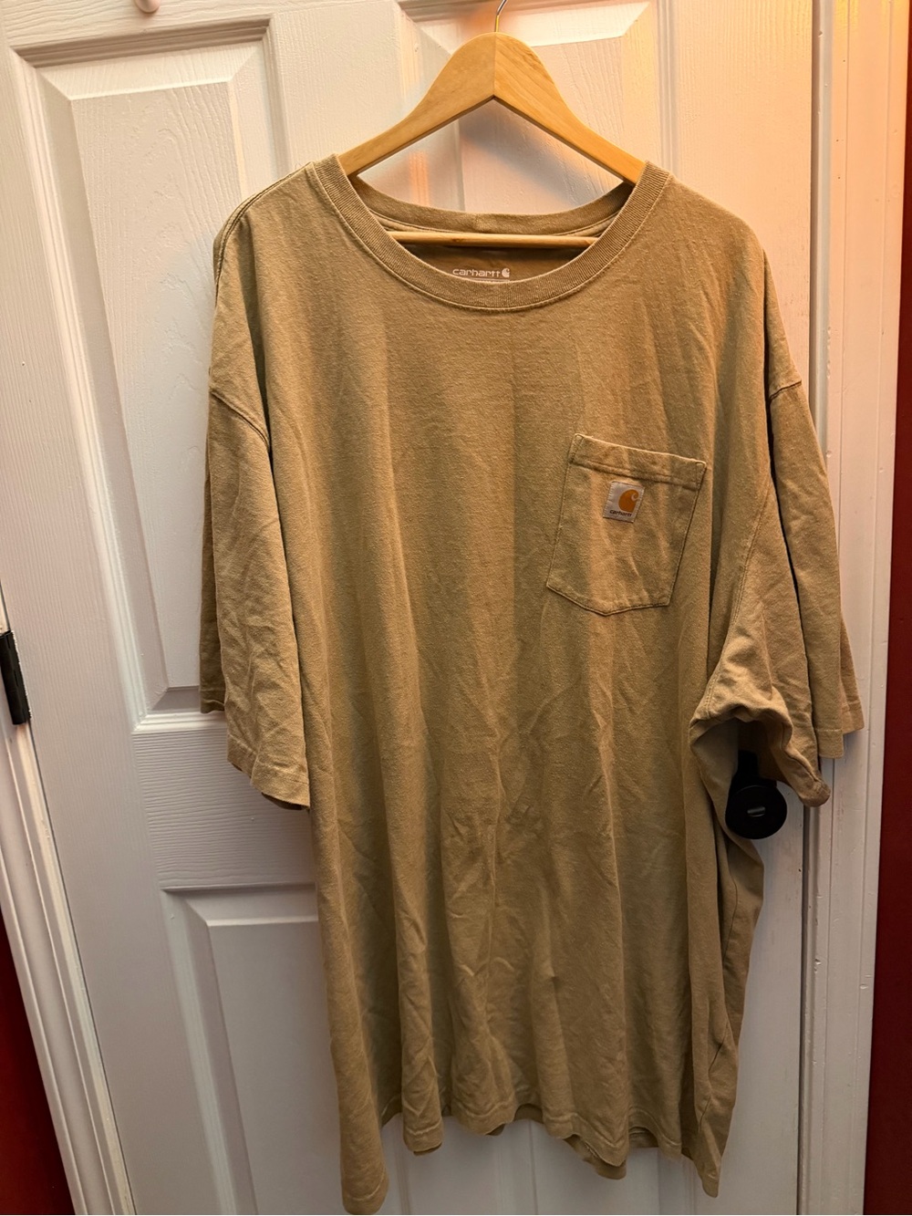 Carhartt Men's Pocket T-Shirt in Tan